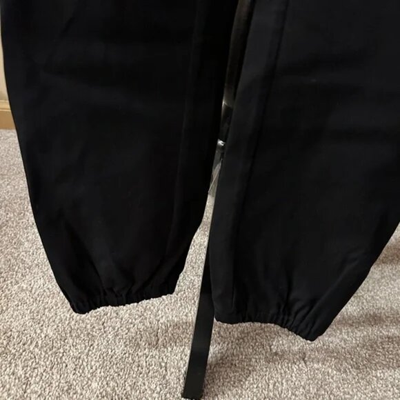 Mod X Black Puff Sleeve Button-Up Ankle Jogger Jumpsuit XS XSmall - Picture 4 of 9